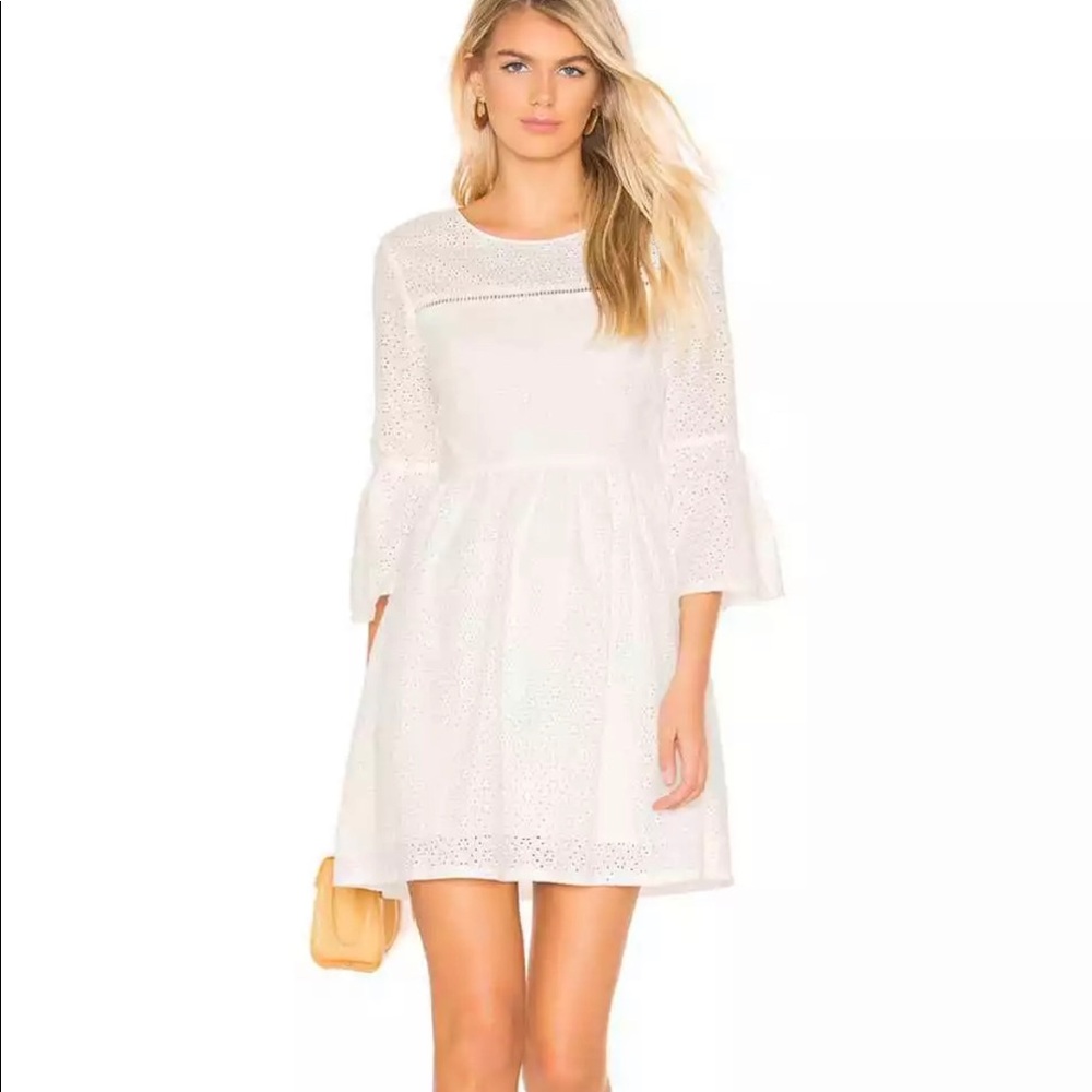 Jack by BB Dakota Eyelet on the Prize White Dress